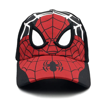 Marvel Spider-Man anime figurka, baseballová čepice, bavlněná čepice s kšiltem, studentská, pánská, dámská, kreslená, outdoorová, sluneční, kostýmová, dárek k narozeninám
