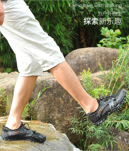 Breathable Outdoor Hiking Shoes Sports Wading Shoes Fishing Men's Shoes Summer Casual Sandals Comfortable and Breathable