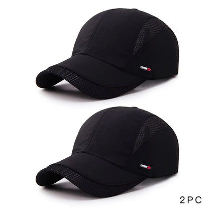Summer Outdoor Sports Quick-Drying Mesh Baseball Cap Yuda Men Cap Simple Solid Color Hat