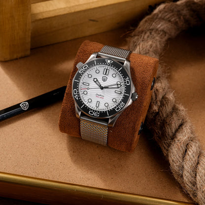 Watchdives WD007Q Diver Watch VH31 Sweep Second Quartz Movement Luminous Domed Sapphire Crystal Watches 42mm Titanium Watches