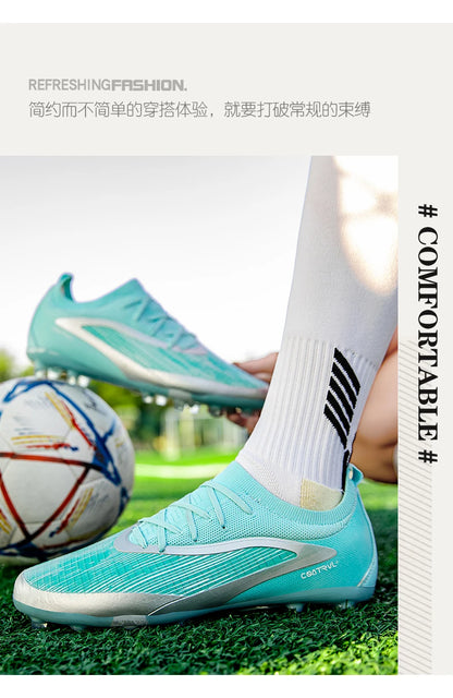 Heren New TF voetbalschoenen sneakers voor kunstgras, slijtvast, ademend, voor volwassenen, trainingsschoenen voor voetbal van topkwaliteit met noppen