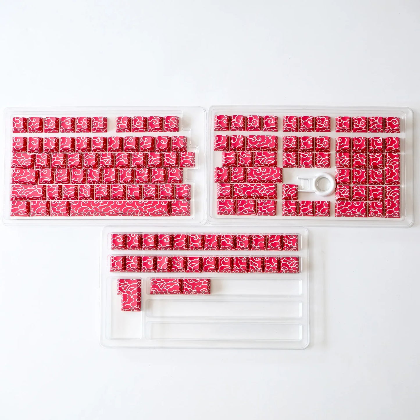KYOMOT 135 Keys PBT Side Print Keycap Double Shot Cherry Profile Shine Through Keycaps for MX Switch Games Mechanical Keyboard