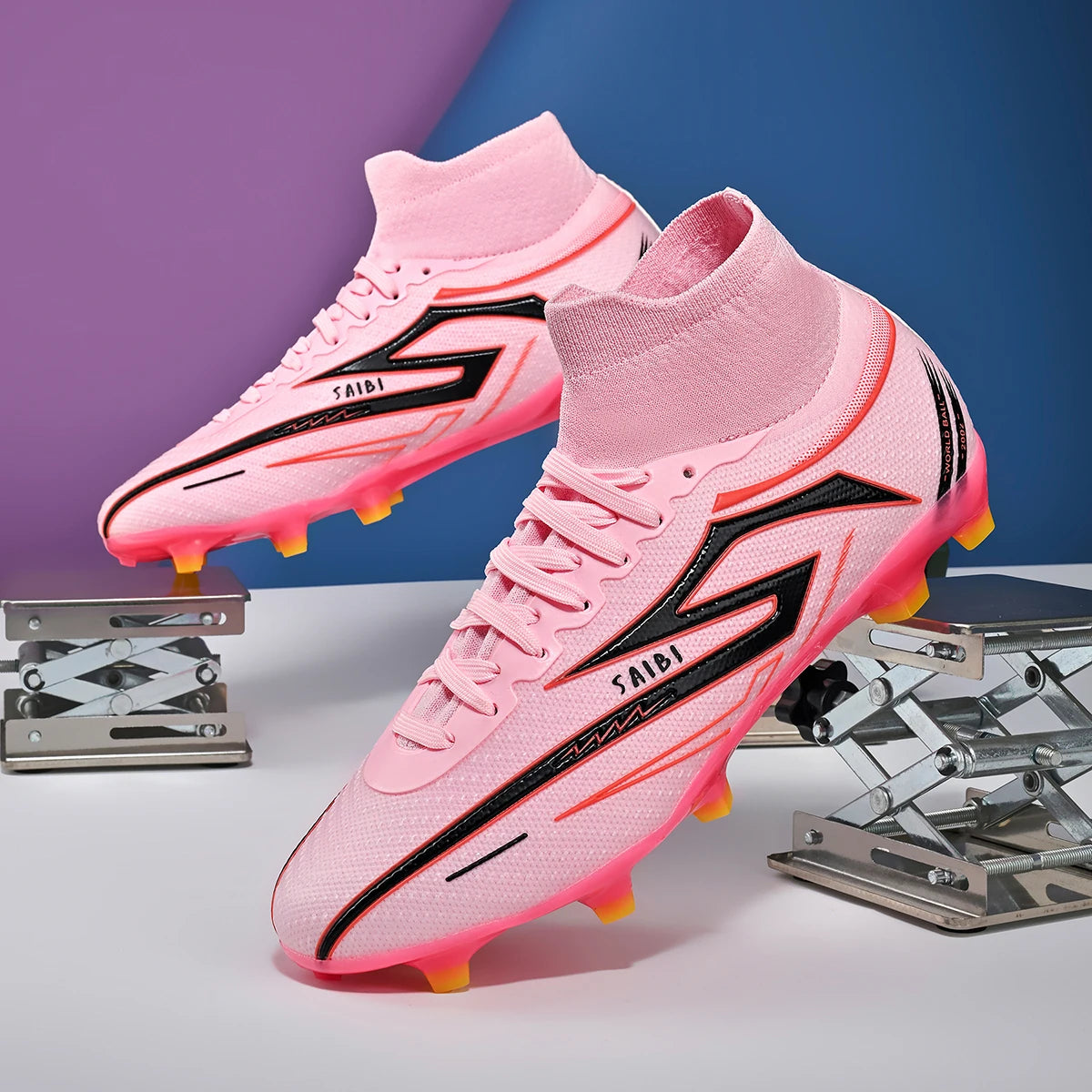 Men's football shoes, anti slip boots, AG/FG spikes, professional training shoes, breathable football shoes