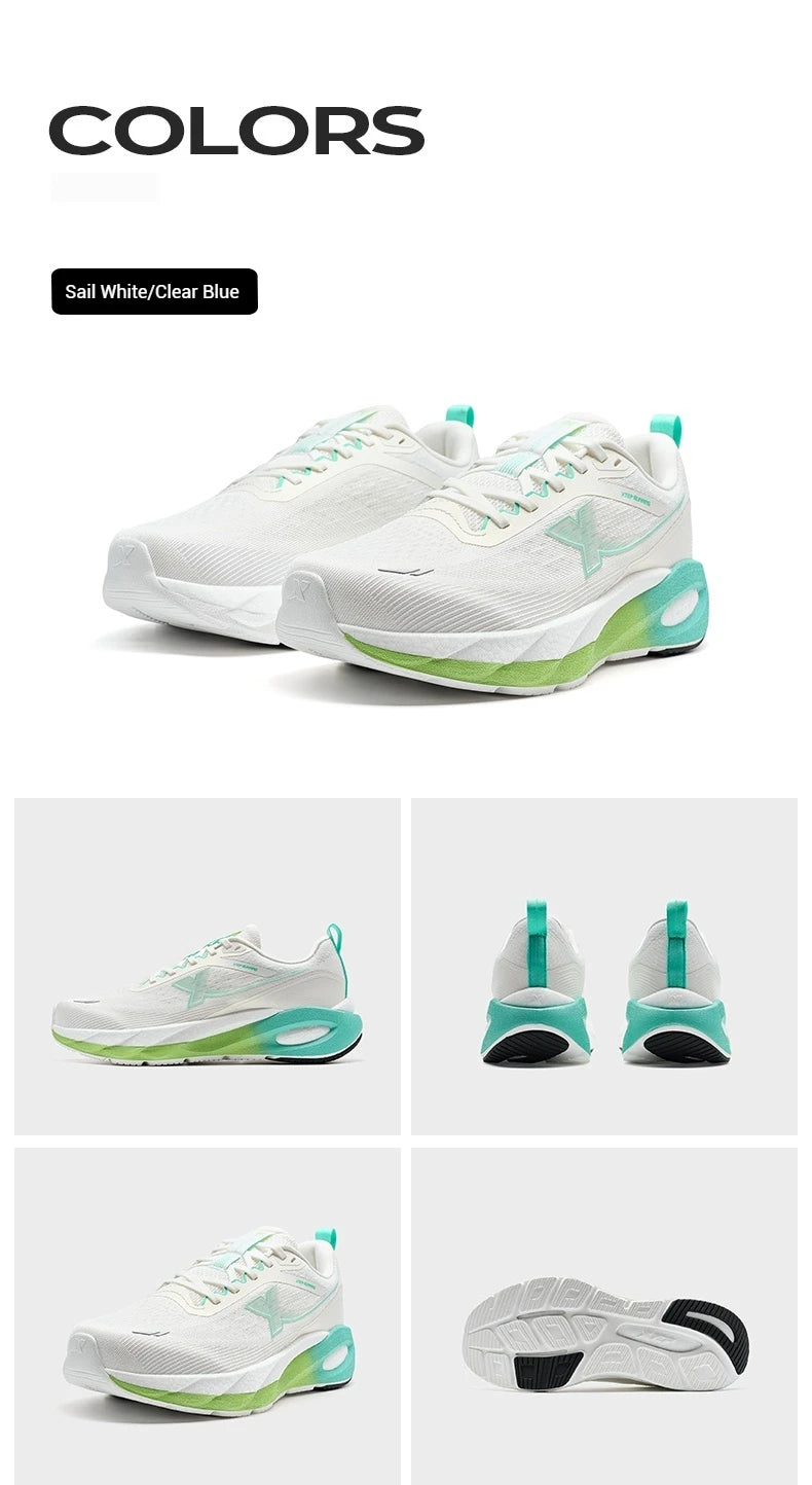 Xtep Lingbu 2.0 Running Shoes Male 2025 Spring ACE Support Feather Foam Sports Shoes  Stability Advanced Sneakers 875119110001