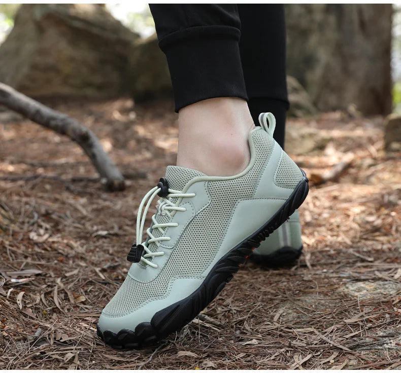 Men's Barefoot Hiking Shoes Breathable Outdoor Sports Climbing Shoes Trekking Sneakers Non-Slip Comfortable Men's Casual Jogging Footwear