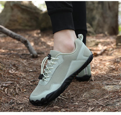 Men's Barefoot Hiking Shoes Breathable Outdoor Sports Climbing Shoes Trekking Sneakers Non-Slip Comfortable Men's Casual Jogging Footwear