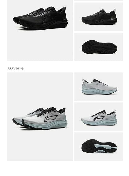 Li-Ning Men's RED HARE 8 Racing Running Shoes LIGHT FOAM ULTRA Reflective Cushion Stable Shoes LiNing Light Sneakers ARPV001