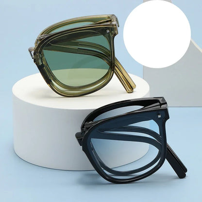 2025 New Foldable Sunglasses Portable Sunscreen UV400 Women Sunglasses Trendy Outdoor Ultra Weight Driving Glasses
