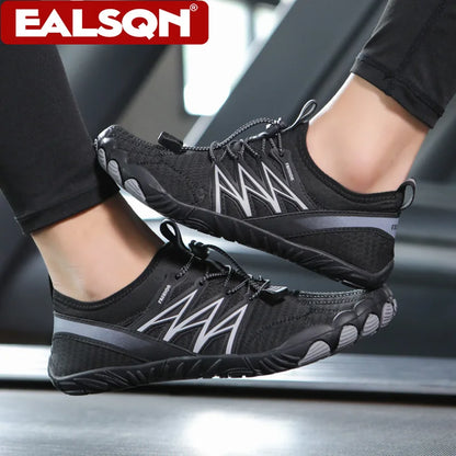 Outdoor Lightweight Men's Training Running Barefoot Shoes, Quick-Dry Swimming Water Shoes, Sport Gym Fitness Jogging Sneakers