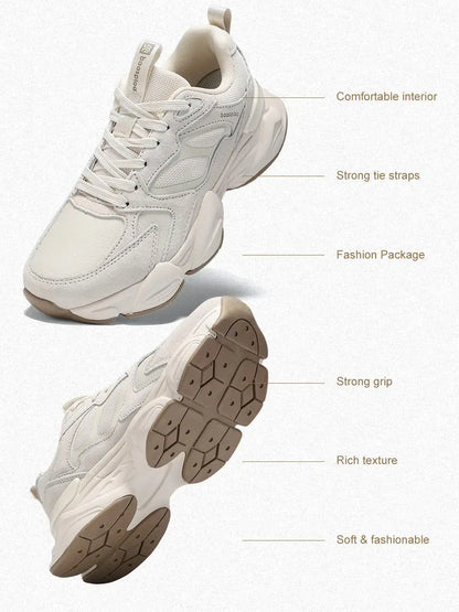 Baasploa Women Running Sneakers Brand Mesh Breathable Comfortable Walking Shoes Outdoor Anti-slip Female Casual Jogging Sports Shoes