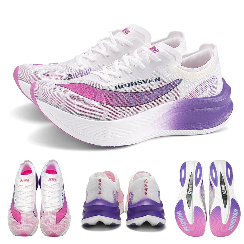 IRUNSVAN  Lightweight Marathon Sneakers Men Running Shoes Breathable Sports Shoes Casual Comfortable Athletic Training Unisex
