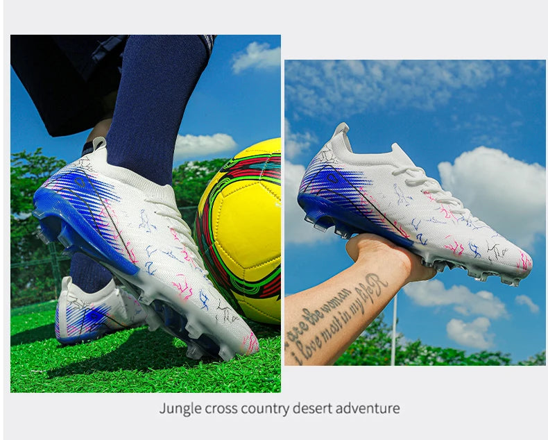 Nieuwe voetbalschoenen voor heren, FG Soccer Shoes voor training, groothandel, topkwaliteit noppenschoenen, antislip, dropshipping, uniseks volwassenen
