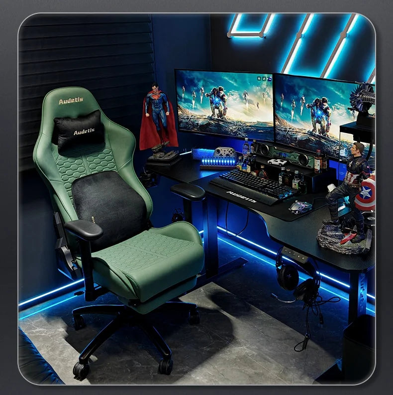Office Ergonomic Gaming Chairs Desk Gamer Computer Comfortable Chaises Vanity Chair Technology Fabric Sillas Gamer Home Bedroom