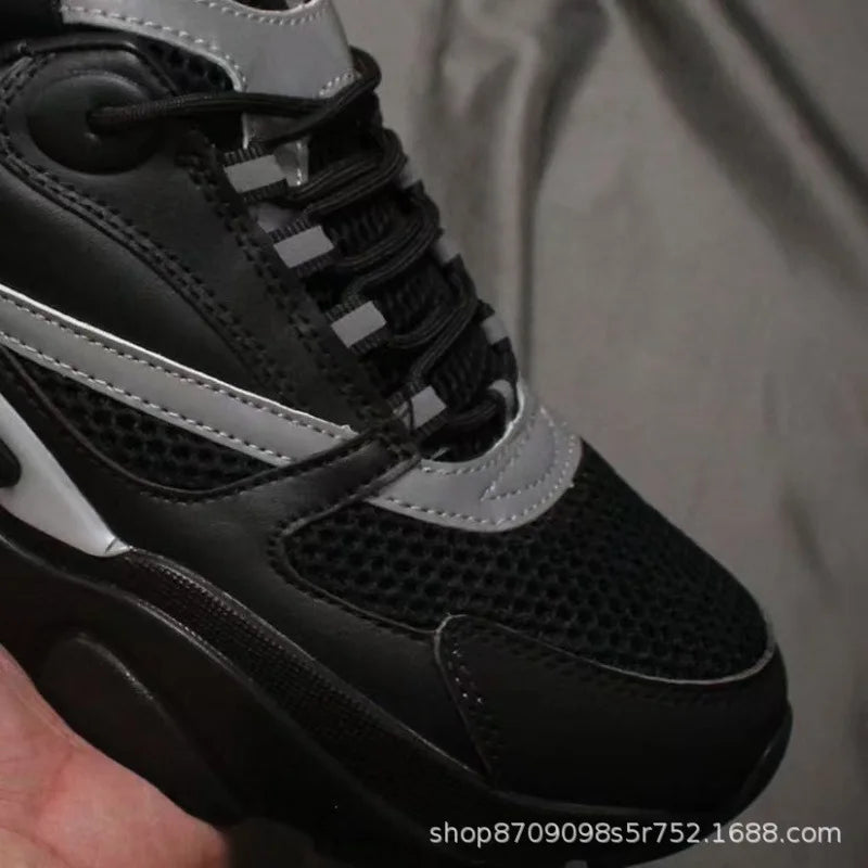 Retro Thick Bottom Dad Shoes Casual Running Sneakers Breathable Anti-slip Wear-resistant Spring Summer Autumn Winter Unisex