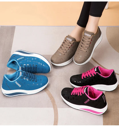 Women Sneakers Fashion Women Vulcanized Shoes High Quality Flats Shoes for Women Walking Platform Plus Size Zapatillas Mujer