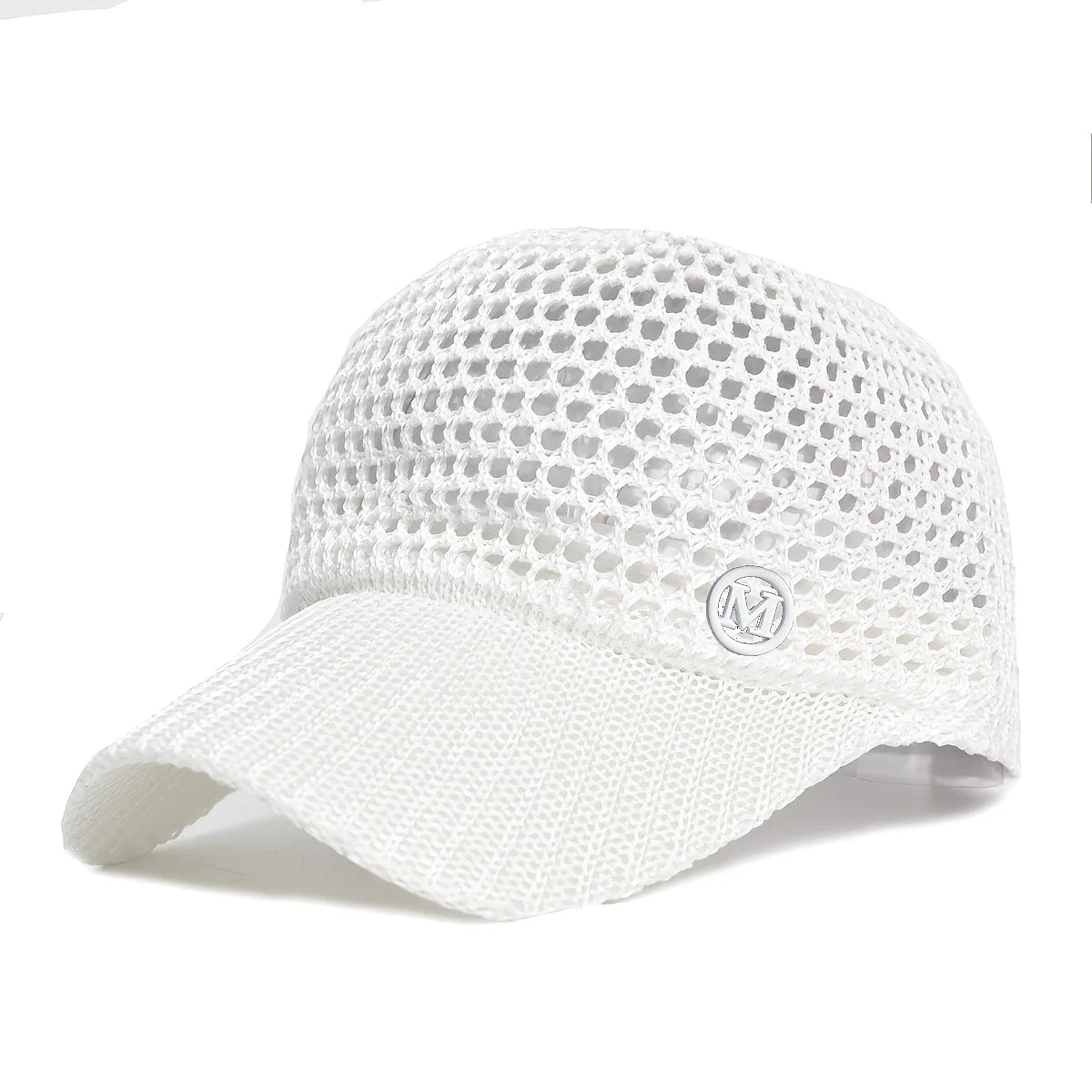 Unisex Hollow-out Design Mesh Baseball Cap Breathable Summer Sun Hat Baseball Cap