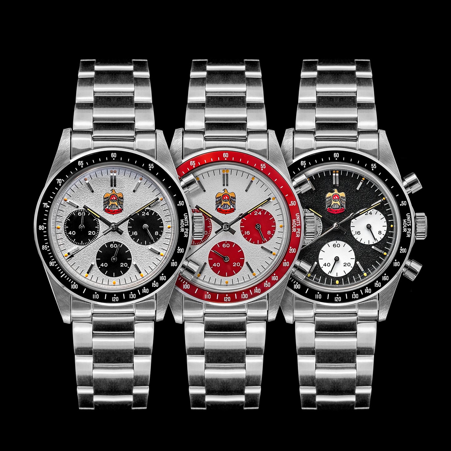 Thorn T010 37mm Quartz Watch VK63 Movement Mens Chronograph Watch Sapphire K9 Glass Luminous Waterproof Fashionable Retro Watch
