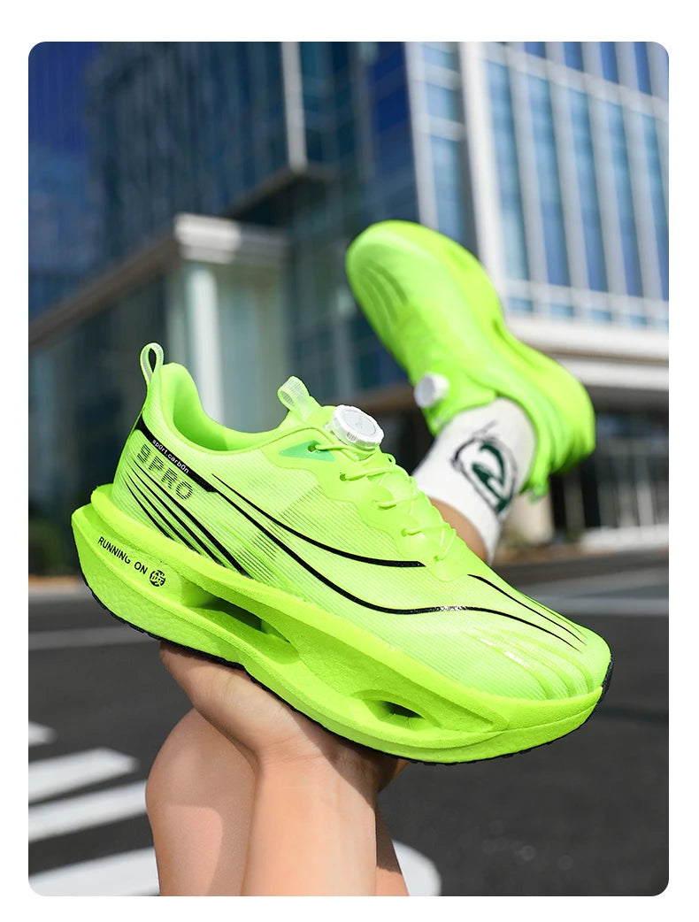 Running Shoes Carbon Board Speciality Marathon Men Sports Breathable Lightweight Women's Comfortable Athletic Nonskid Sneakers