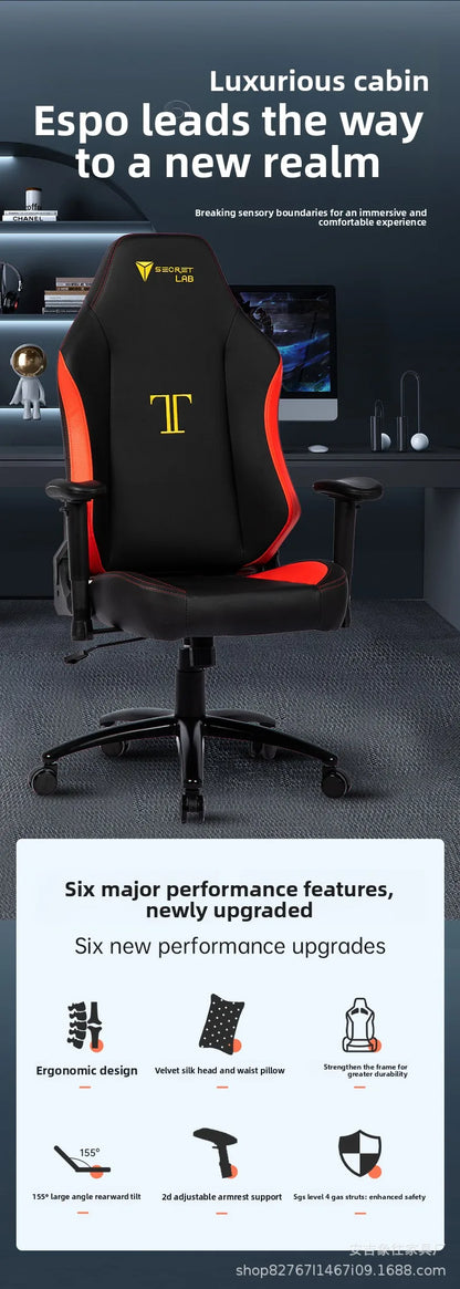 Secret Lab Gaming Chair Pro Ergonomic Elevating Desk Computer Chair Ideal for Esports Hotels Comfy Gaming Chair Gaming Chair