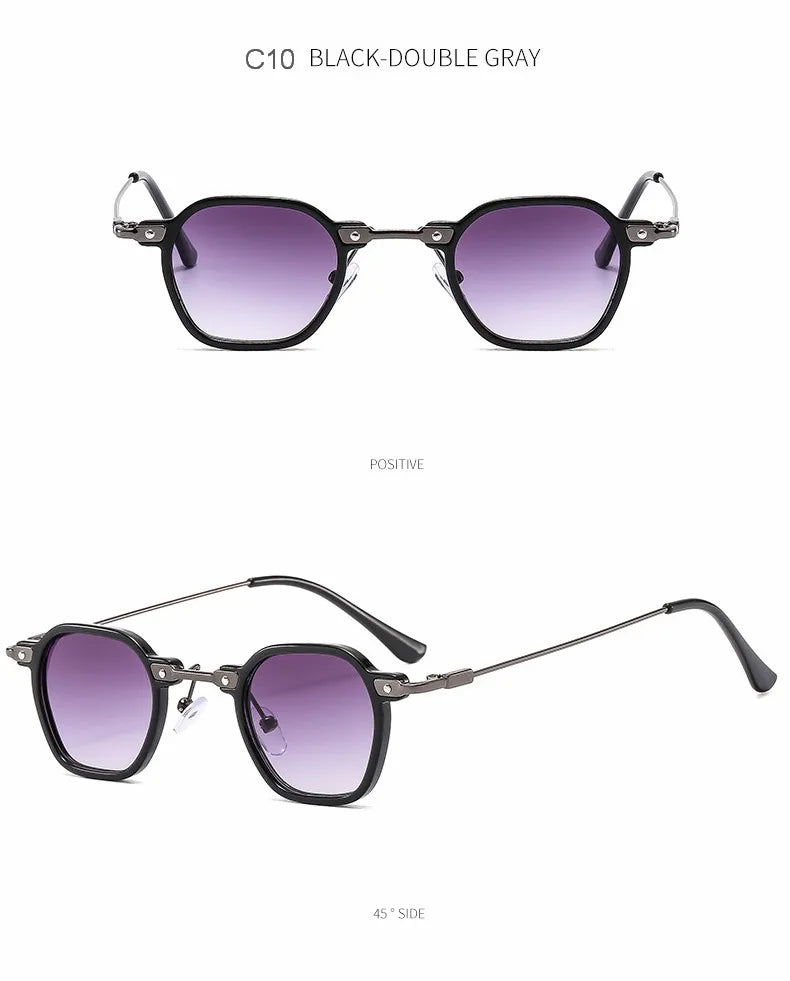 2025 Small Square Sunglasses Riding Driving Sun Glasses Women Men Brand Designer Metal Frame Eyewear Shades Oculos De Sol UV400