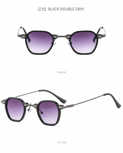 2025 Small Square Sunglasses Riding Driving Sun Glasses Women Men Brand Designer Metal Frame Eyewear Shades Oculos De Sol UV400