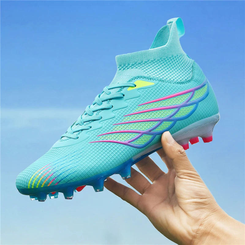 2026 New Superfly FG Football Boots Outdoor Soccer Cleat Black Shoes Soft Sport Professional Shoes Breathable Comfortable Boots