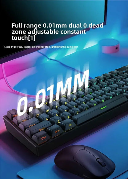 IROK Mars68 PRO Gaming Magnetic Switch E-sport Wireless Mechanical Keyboard RGB Long Battery Custom Hot Swap Gaming Accessories