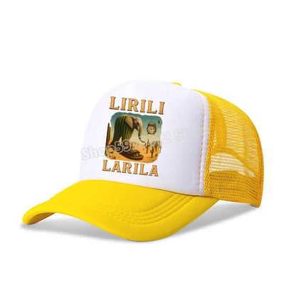 Italian Brainrot Baseball Caps Funny Anime Printed Tung Tungtung Sahur Sunny Hats Summer Adjustable Famliy Headdress Cap Gifts
