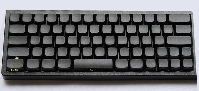 NPKC Blank XDA Keycaps Planck Preonic 61 75 87 108 Keyset Thick PBT Material for Cherry MX Mechanical Keyboard
