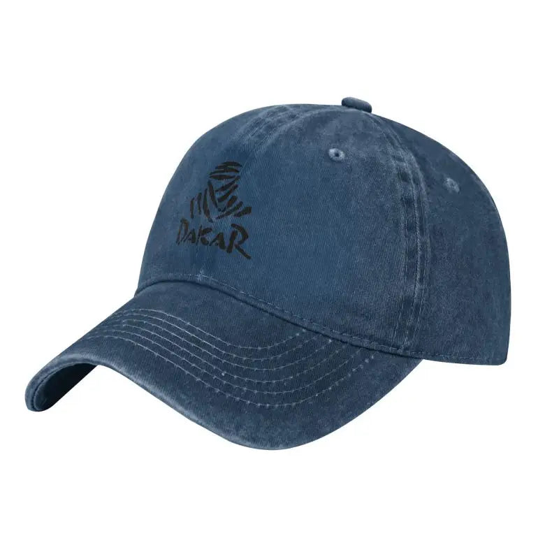 Cappellini da baseball vintage da rally fuoristrada D-Dakares, stile unisex, effetto consumato, lavati, cappellini da sole da viaggio, morbidi e non strutturati