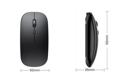Rechargeable Wireless Mouse Bluetooth 2.4GHz Dual Modes Ergonomics DPI Readjustable Silence USB Portable Mouse for PC Laptop