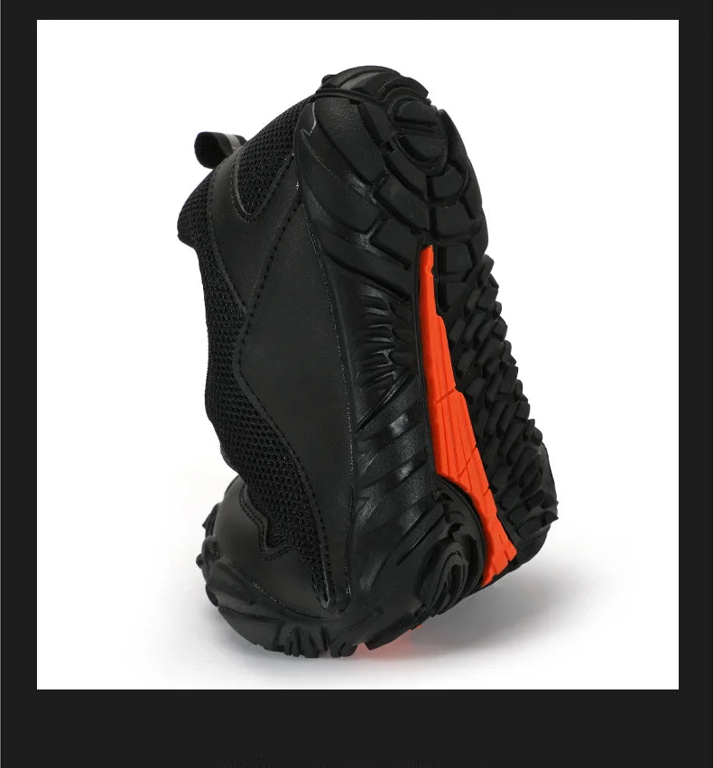 Men's Barefoot Hiking Shoes Breathable Outdoor Sports Climbing Shoes Trekking Sneakers Non-Slip Comfortable Men's Casual Jogging Footwear