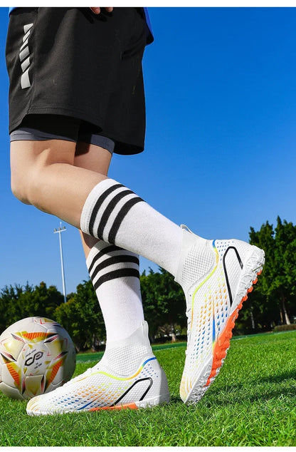 Men's Football Field Boots Ultralight Turf Indoor Society Training Soccer Shoes Cleats for Kids Sneakers TF/FG Football Shoes