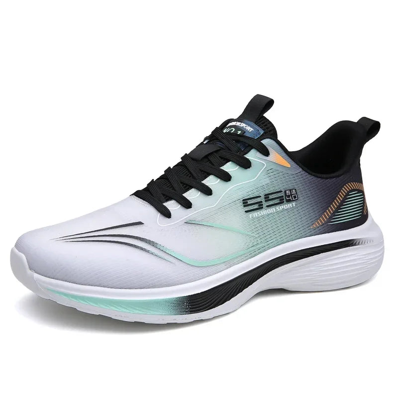 Pantofi de maraton cu placă din carbon pentru bărbați, sneakers casual cu pernă de aer, încălțăminte sport de alergare masculină luxoasă, confortabilă și ușoară