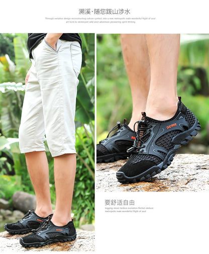 Breathable Outdoor Hiking Shoes Sports Wading Shoes Fishing Men's Shoes Summer Casual Sandals Comfortable and Breathable