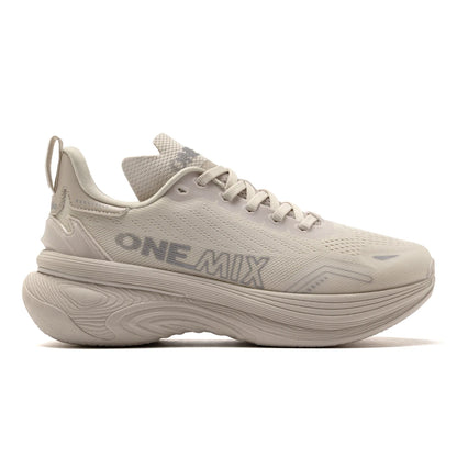 ONEMIX Bumper Max Jogging Running Shoes, Unisex Lightweight Sneakers, Road Wear-Resistant, Fashion Sports Fitness Shoes