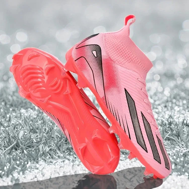 New Men's Football Boots Adult Soccer Field Shoes Teenager Sports Cleats Outdoor Grass Training Boots High-Quality Sneakers