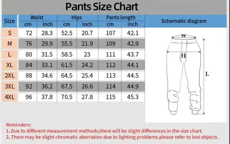 Demon Slayer Anime Men Sweatpants Japanese Cartoon Print Loose Sports Pants Streetwear Casual Hip Hop Autumn Fashion Y2k Clothes