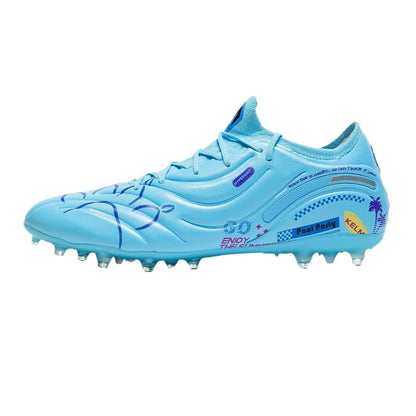 Kelme High-end Football Shoes Short Nail Anti Slip Football Boots Artificial Grass Cushioning Training Mg Football Shoes