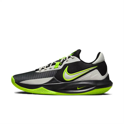Nike Precision 6 Comfortable and Versatile Low-Top Basketball Shoes for Men in Black IO7605-040