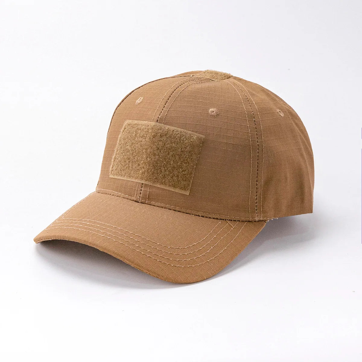 Spring Camo Baseball Cap - Tactical Military Snapback with Hook & Loop Patch Unisex Breathable Sun Hat Outdoor UV Protection