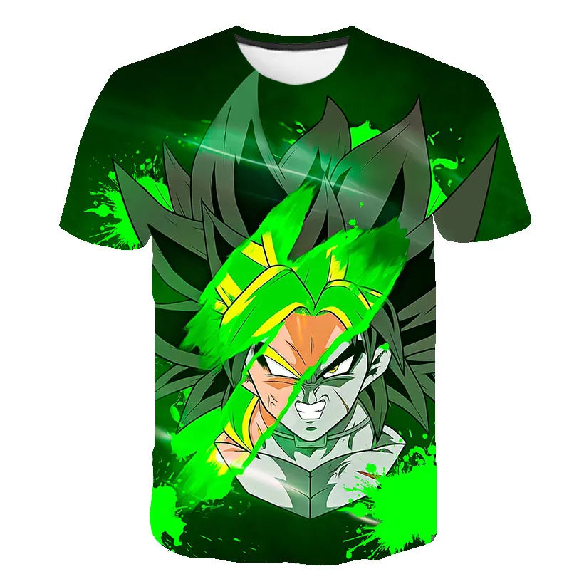 Men's T-shirts Dragon Ball Z T-shirt Boys Clothes Children's Clothing Summer Short Sleeve Kids Cartoon Tee Tops Baby Boy T Shirt