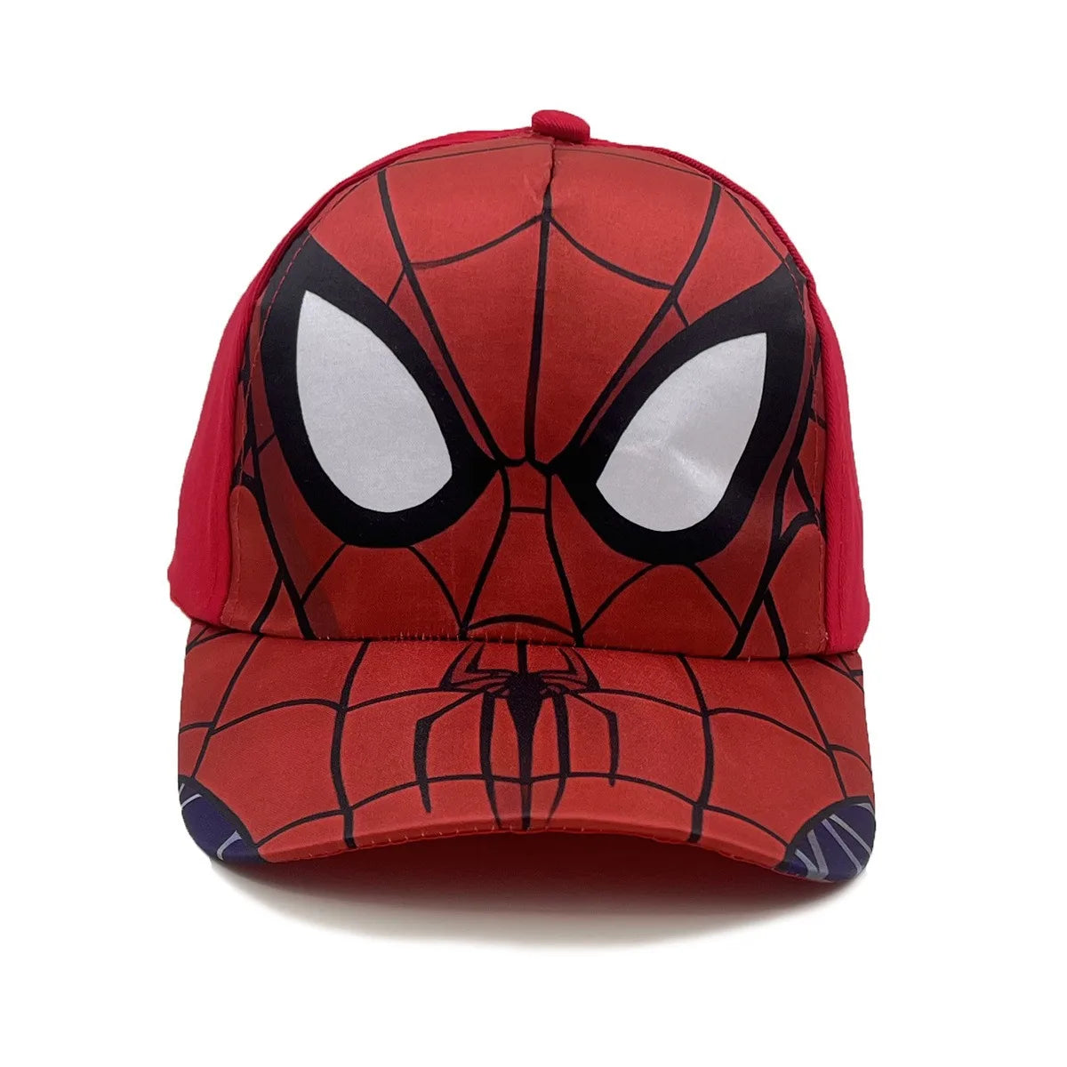 Casquette de baseball Marvel Spider-Man Anime pour enfant, casquette à visière de dessin animé, en coton et polyester, protection solaire toutes saisons, idée cadeau