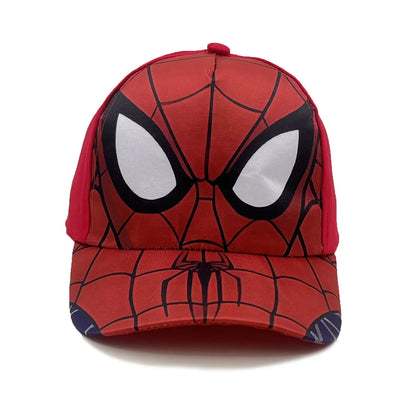 Casquette de baseball Marvel Spider-Man Anime pour enfant, casquette à visière de dessin animé, en coton et polyester, protection solaire toutes saisons, idée cadeau