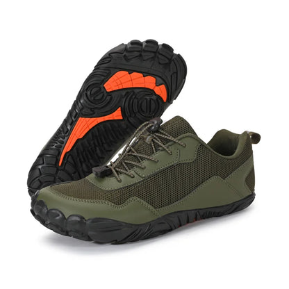 Men's Barefoot Hiking Shoes Breathable Outdoor Sports Climbing Shoes Trekking Sneakers Non-Slip Comfortable Men's Casual Jogging Footwear