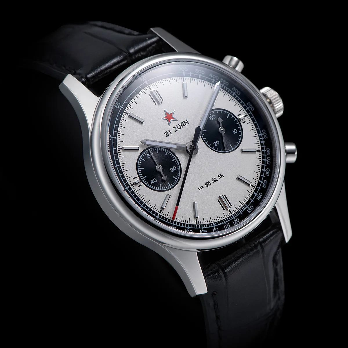 1963 Panda Pilot Chronograph Watch Men 40mm Air Force Sapphire Senior  ST1901 Mechanical Wristwatches Retro Clock Reloj Hombre