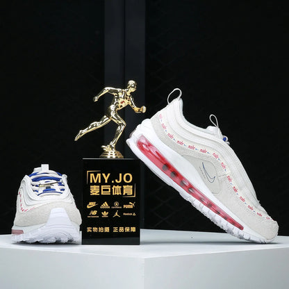 Nike Original AIR MAX 97 Damen-Low-Top-Sportschuhe mit Air-Dämpfung DC4013-001