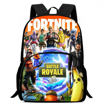 Kids  School Backpack with Front Pocket,  Light Weight Cartoon Fortnite Children Backpack For Age 6-9 , Bags For Boys Girls