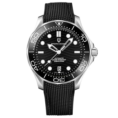 PAGANI DESIGN 2026 New V2 Waves 200M Orologio da immersione da uomo, automatico di lusso, con cristallo zaffiro AR
