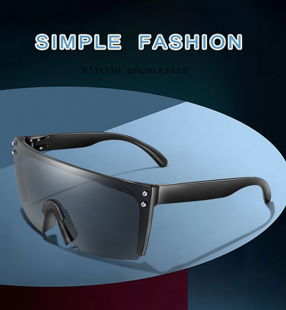 3 Pairs Fishing Sunglasses Men and Women Square Oversize Windproof Shades with UV Protection for Outdoor Cycling Hiking